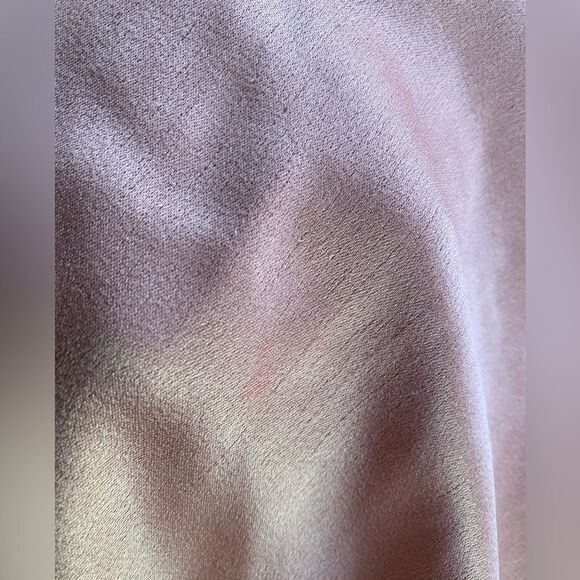 Alice + Olivia Harmony Slip Dress Women 2 Rose Tan Polyester Blend Cowl Neck NWT - Picture 15 of 15